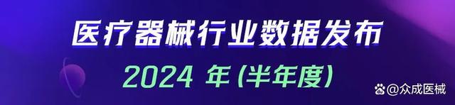 2024年上半年全国医疗器械有效产品注册/备案同比增长9.16%